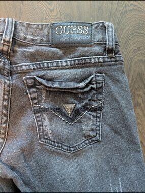 GUESS Low-rise Distressed Jeans